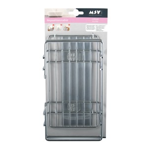 MSV Regal selbstklebend, Chrom, 23x14x14cm, Edelstahl. Badregal zur Wandmontage ohne Bohren.