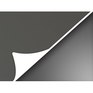 Anthrazitfarbenes Thermostopp-Rollo, Seitenzug, 150x60 cm, Verdunkelungsrollo mit Thermofunktion.