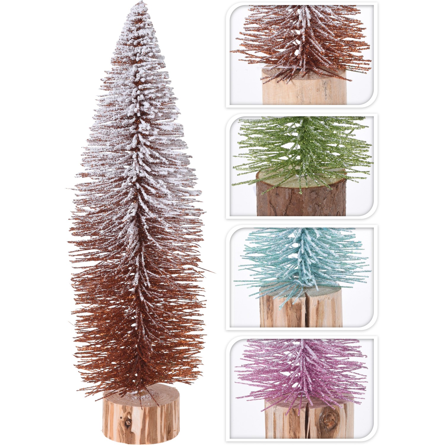 Künstlicher Weihnachtsbaum 35 cm farbig 4fach sortiert kaufen bei OBI