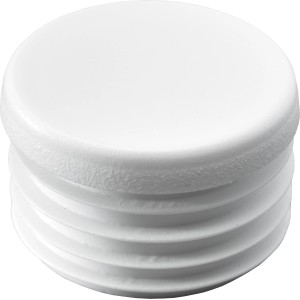 Hettich Kunststoff-Einsteckgleiter, Ø 30 mm, weiß, 4er-Set. Möbelgleiter für Rundrohre zum Schutz von Böden.