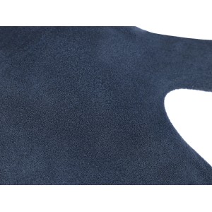 Detailaufnahme: Blaue LUX Arbeitshandschuhe Super Grip Gr. 8 mit Nitril-Beschichtung.