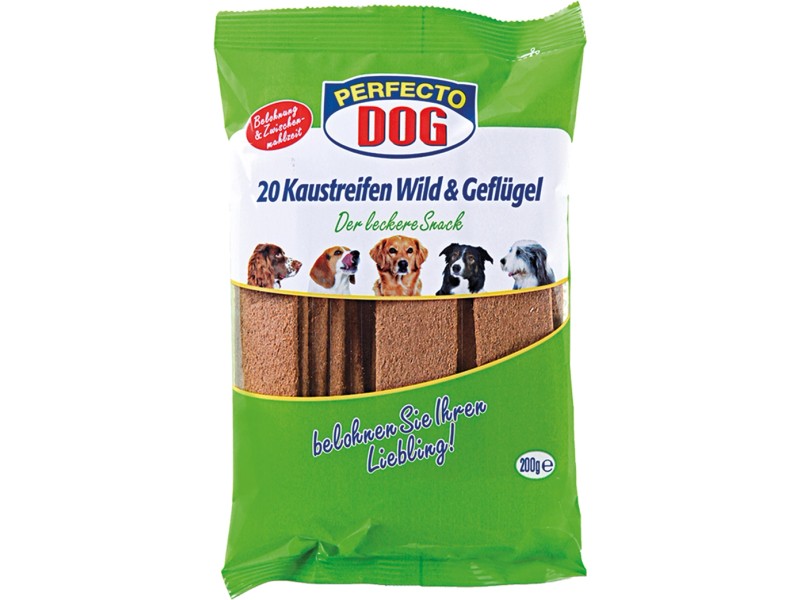 Perfecto Dog HundeKaustreifen Wild und Geflügel 20 Stück kaufen bei OBI