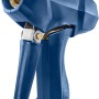 Blaue Geka plus Profi-Reinigungspistole mit Gummiummantelung und Messingdüse.