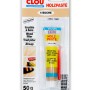 Clou Holzpaste Buche 50g: Gebrauchsfertige Spachtelmasse für Holzreparaturen im Innenbereich.