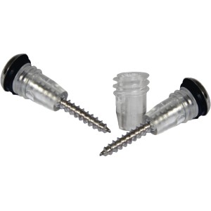 Salux Abstandhalter Set DrehQuick mit V2A Schrauben für Kunststoffbedachung.