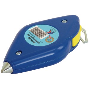 Kaufmann Schlagschnurgerät mit 20 m Schnur und blauem Farbpuder.