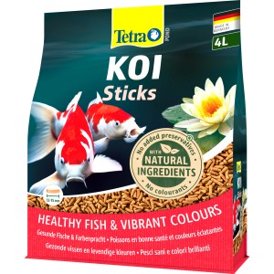 Tetra Pond Koi Sticks 4L: Hauptfutter für Kois für Wachstum und Farbenpracht.