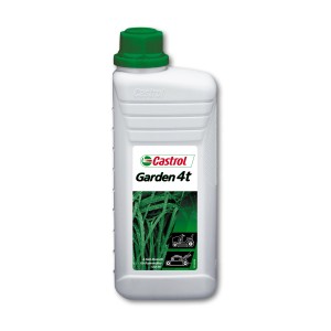 Castrol Motoröl Garden 4T 10W-30, 1 Liter Flasche für Gartengeräte.