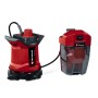 Einhell Power X-Change Akku-Wasserpumpe GE-DP 18/25 LL Li Solo mit Akku-Box.