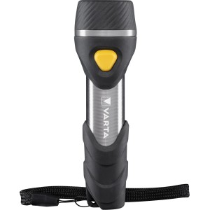 Varta LED-Taschenlampe Day Light Multi LED F10 mit Edelstahlgehäuse und Handschlaufe.