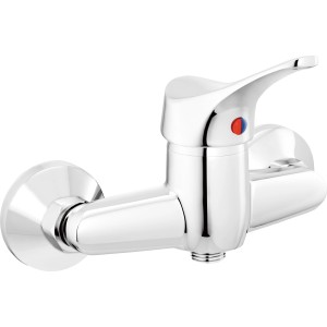 Glänzende Chrom baliv Duscharmatur DU-5170 zur Wandmontage mit Einhebelmischer.