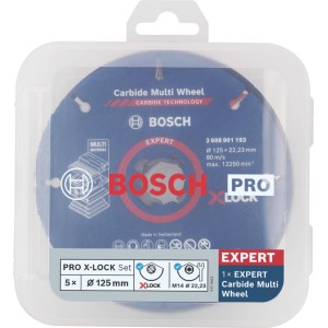 Bosch Trenn- und Fächerschleifscheiben-Set X-Lock 125 mm CMW