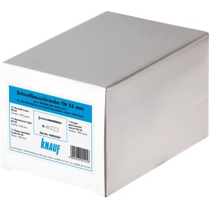 Knauf Schnellbauschrauben TN 3,5 x 55 mm, 1000 Stück im Karton. Zubehör für Gipskartonplatten.