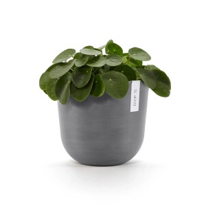 Ecopots Pflanztopf Oslo Grau 25 cm x 21,8 cm