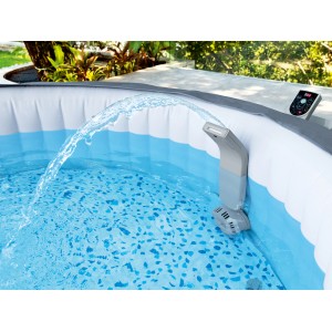 Bestway LAY-Z-SPA LED-Wasserfall im Whirlpool, Zubehör für entspannende Atmosphäre.