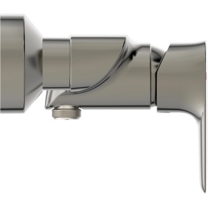 Ideal Standard Connect Air Brausearmatur Aufputz in Silver Storm, Detailansicht.