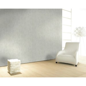 Vliestapete Nabucco in Creme mit Putzstruktur und Vintage-Look an einer Wand im Wohnraum.