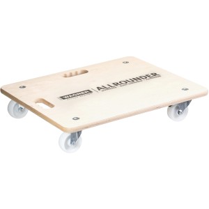 Wagner Transporthilfe Allrounder Birke, 250 kg Tragkraft, mit Rollen und Tragegriffen.