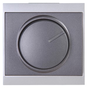 Kopp Dimmerabdeckung Druck/Wechsel Malta Anthrazit