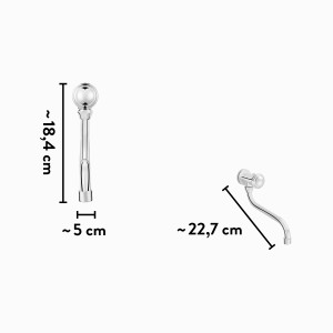 baliv Kaltwasserventil KV-5101 Chrom, Wandarmatur für Waschbecken mit S-Anschluss.