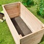Hochbeet mit Wühlmausgitter 2,1x1,1m. Das Gitter schützt vor Wühlmäusen und Maulwürfen.