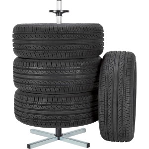 Felgenständer mit Schutzhülle 39,5 cm x 39,5 cm x 102 cm