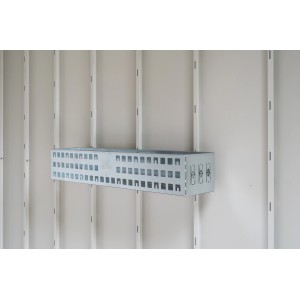 Biohort Regalkorb für Gerätehaus 72 cm x 16 cm x 11 cm Metall 2 Stück