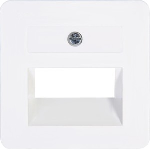 Kopp UAE-Abdeckung Europa Arktisweiß für Telefondosen.