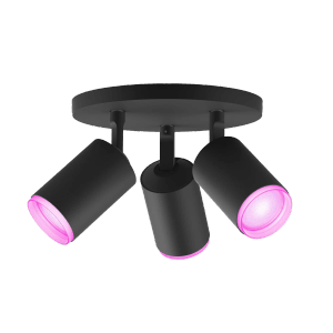 Philips Hue Smart-LED-Deckenleuchte Fugato White & Color Ambiance 3er Spot