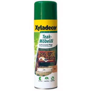 Xyladecor Teak-Möbelöl, 500ml Dose. Holzöl zur Pflege und zum Schutz von Teak-Gartenmöbeln.