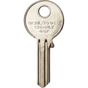 Keymax Kleinzylinder-Rohling Sonderprofil, Rohling für Spint-, Briefkasten- oder Vorhängeschlösser.