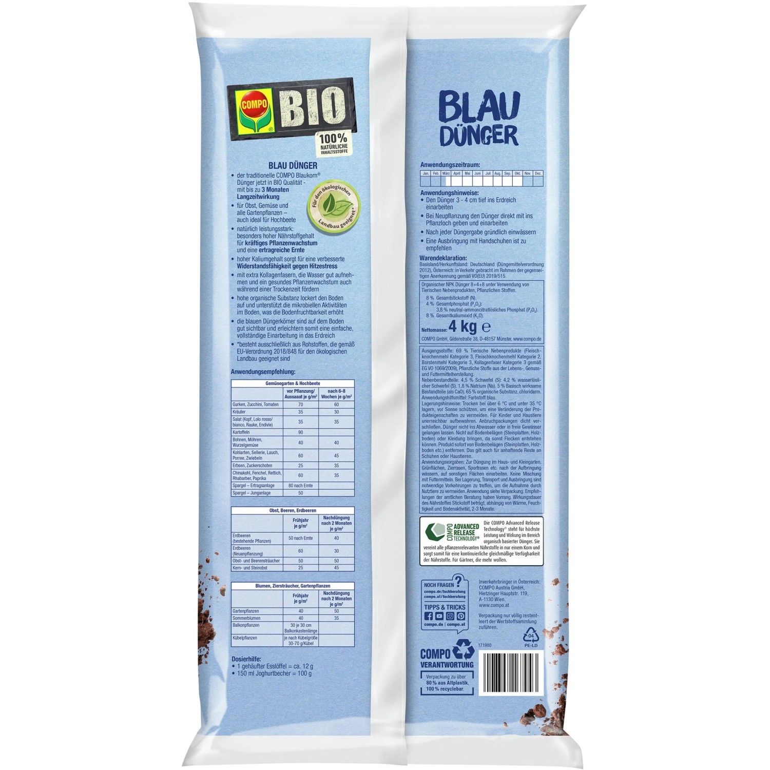 Compo BIO Blaudnger 4 kg kaufen bei OBI