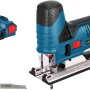 Bosch Professional Akku-Stichsäge GST 12 V-70 mit L-Boxx und Sägeblatt.