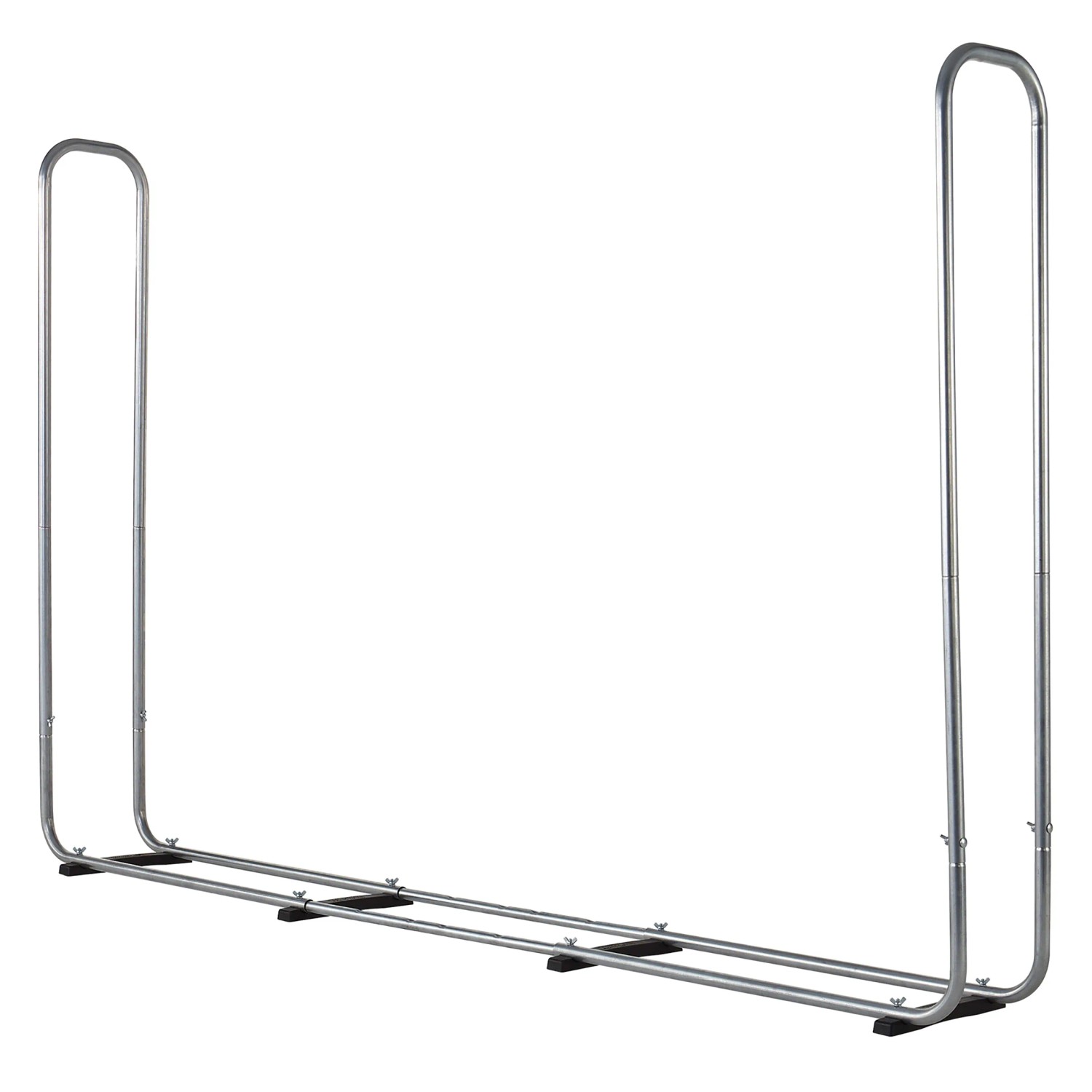 wolfcraft Modular XXL Kaminholzregal aus Stahl, erweiterbar für Holzscheite von 25-50cm Länge.