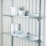 Biohort Regalsteher für Gerätehaus AvantGarde/Highline, 2er-Pack, zur flexiblen Regalmontage.