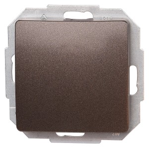 Kopp Auswechselschalter Paris in Palisanderbraun für Lichtschalter & Taster.
