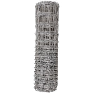 Aufgerollter Knotengeflecht Crapal, 100 cm hoch, 50 m lang, mit Zink-Aluminium-Beschichtung.
