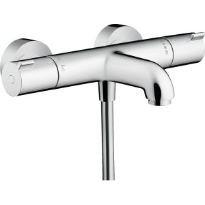 Hansgrohe Ecostat Wannenthermostat 1001 CL Aufputz in Chrom, Armatur für die Badewanne.