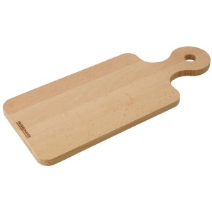 Fackelmann Holzbrett Fair, 15x35 cm, Küchenhelfer mit Griffloch.