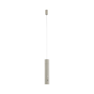 Just Light LED-Akku-Pendelleuchte Attach, greige, 120cm. Dekorative Außenleuchte.