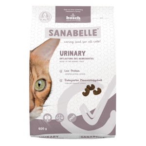 Sanabelle Urinary Katzen-Trockenfutter, 400g Packung zur Entlastung des Harntrakts.