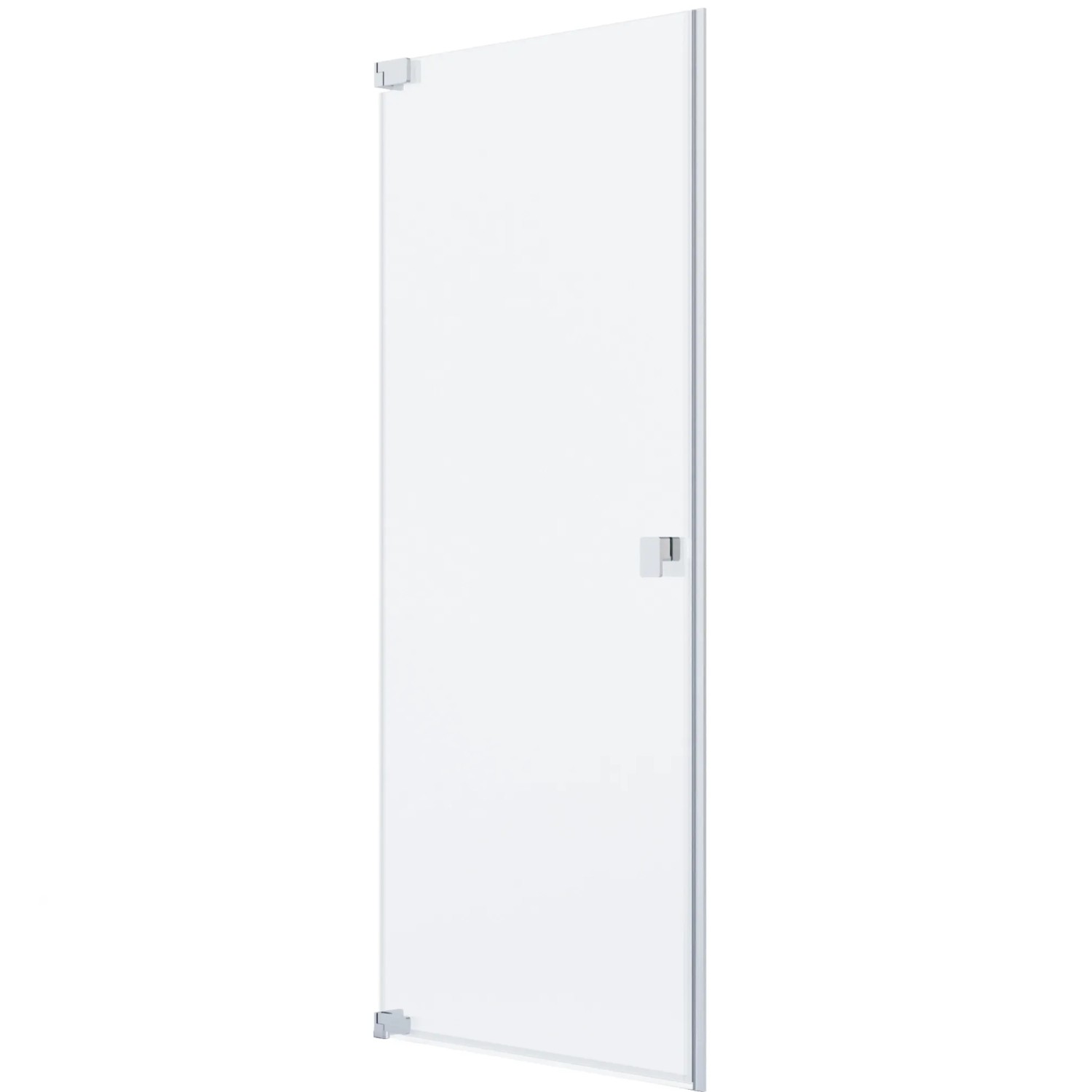 ALCOVA Nischentür 90 X 195 Cm – 8 Mm ESG-Sicherheitsglas, Eloxiertes Aluminium, Rahmenlos