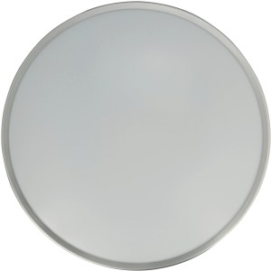 Runde LED-Wand- und Deckenleuchte, 18 W, IP44, Farbwechsel, weiß mit Chromrand.