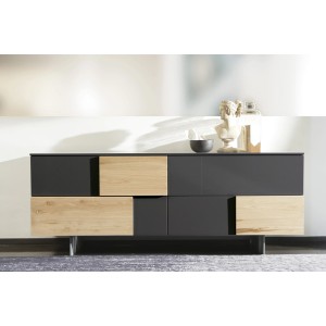 d-c-fix Klebefolie Uni Seidenmatt anthrazit, 45cm x 2m, zur individuellen Dekoration.