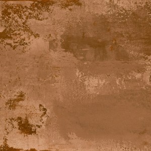 Terrassenplatte Feinsteinzeug Metallic Copper, 60x60 cm, matte Oberfläche.