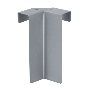 Bellissa Außenecke für Rasenkante Highlight, silberfarben, zur Eckverbindung von Rasenkanten.