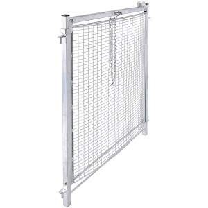 Bellissa Komposter Sieb aus verzinktem Stahl, Maschenweite 3,5x1,7cm, mit Kette zur Höhenverstellung.