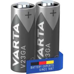 Varta V23GA Spezialbatterien, 2er-Pack für elektronische Geräte.