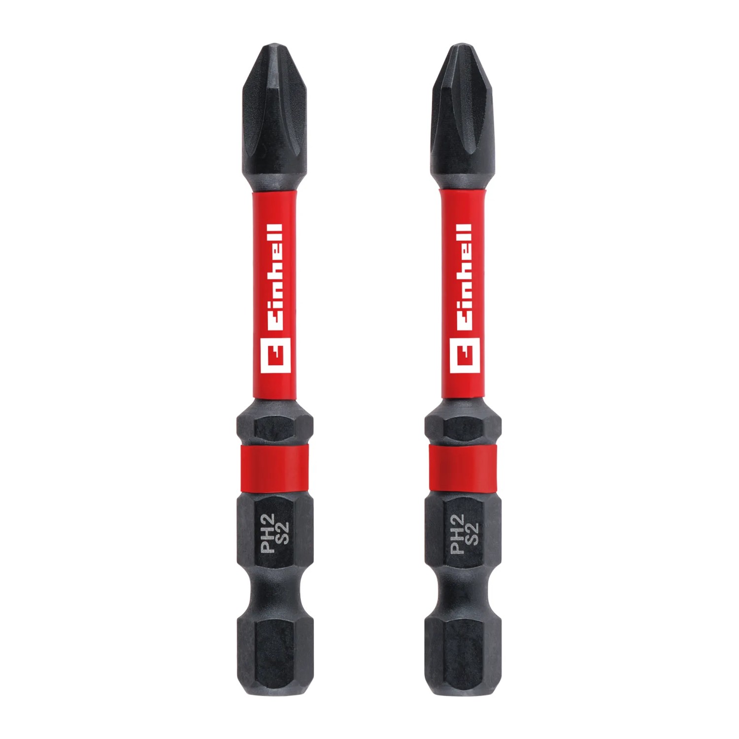 Einhell Doppel-Bit-Set 3-tlg., 65 Mm – PH/SL Profile, Chrom Vanadium, Für Akkuschrauber Mit E 6.3 Schaft