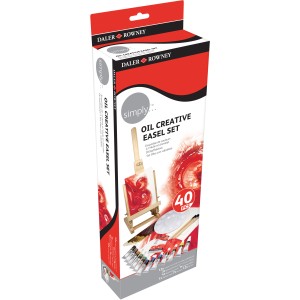 Daler-Rowney Simply Oil Kreativ-Staffelei-Set